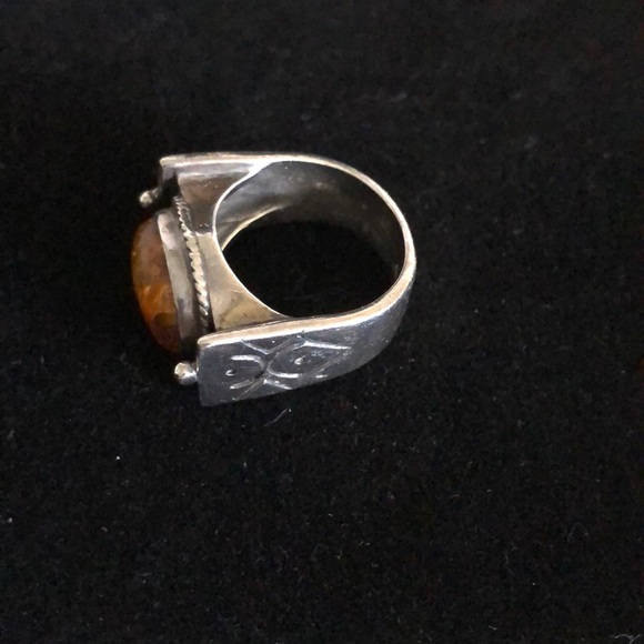 One of a Kind Genuine Amber Ring - Picture 3 of 3